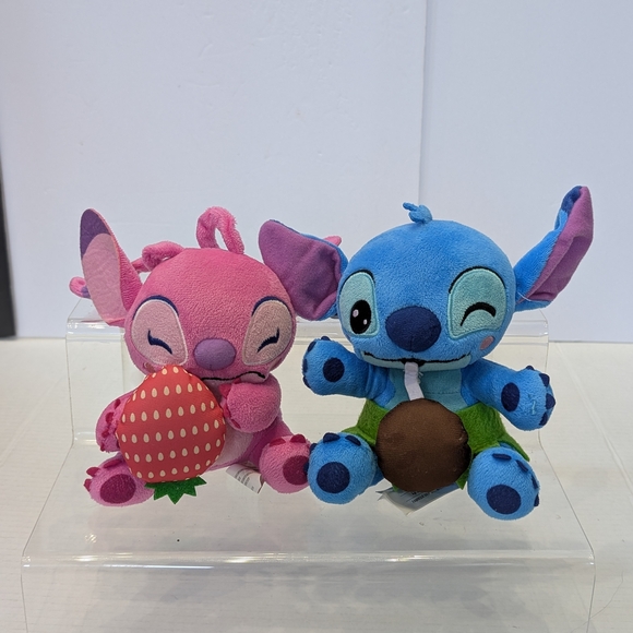 Disney Other - Disney Stitch And Angel Plushies